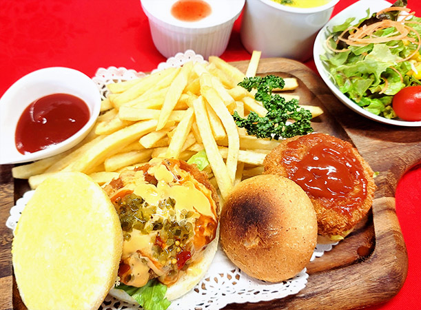 メンチカツ・コロッケ バーガー